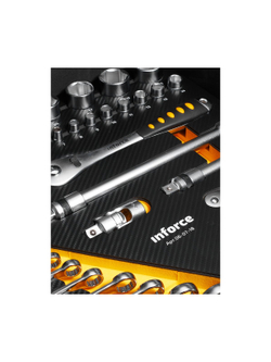 Набор инструментов Inforce 152 предмета 1/2 дюйма и 1/4 дюйма 06-07-18