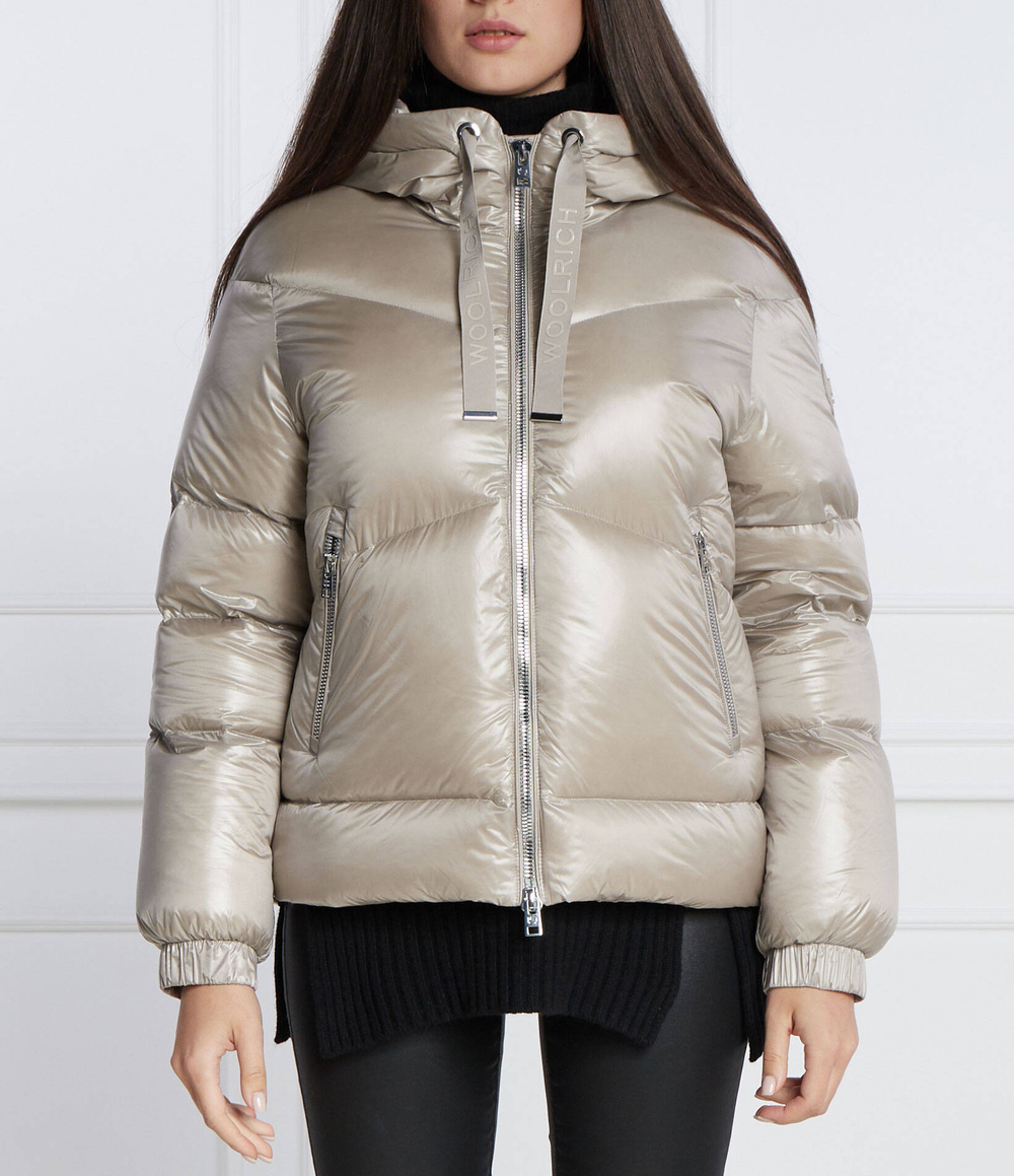 Пуховая куртка Aliquippa Woolrich - бежевый(CFWWOU0927FRUT3085)