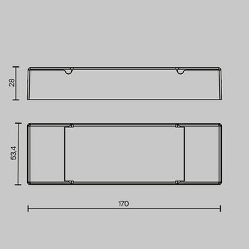 Контроллер четырёхканальный 12-24VDC RGBW 721017 белый DALI DT8 Maytoni