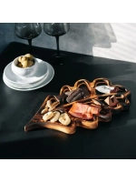 Менажница "Дубовый лист" из кедра