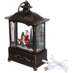 Сувенир с подсветкой «Зимняя мелодия» 14,3*8*22 см (работает от 3*АА и USB+музыка, подсветка)