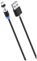 Кабель 1m USB/Micro K61Sm Magnetic More Choice black