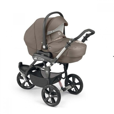 Детская коляска Cortina X3 Tris Evolution 3 в 1 (коричневый)
