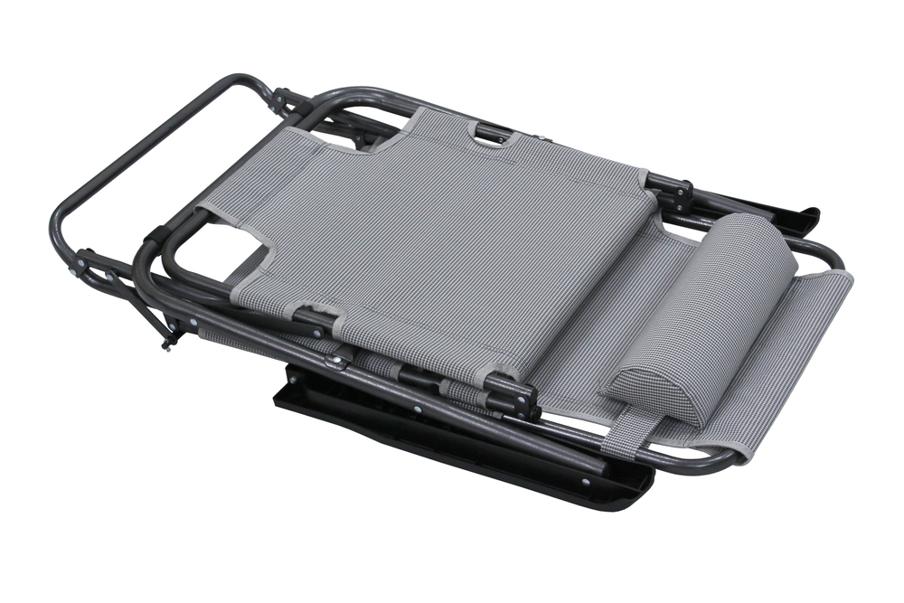 Кресло -шезлонг Бриз арт.ZRL010-A/1 (4 шт. в упаковке (каркас темно-серый, ткань серо-белая клетка)