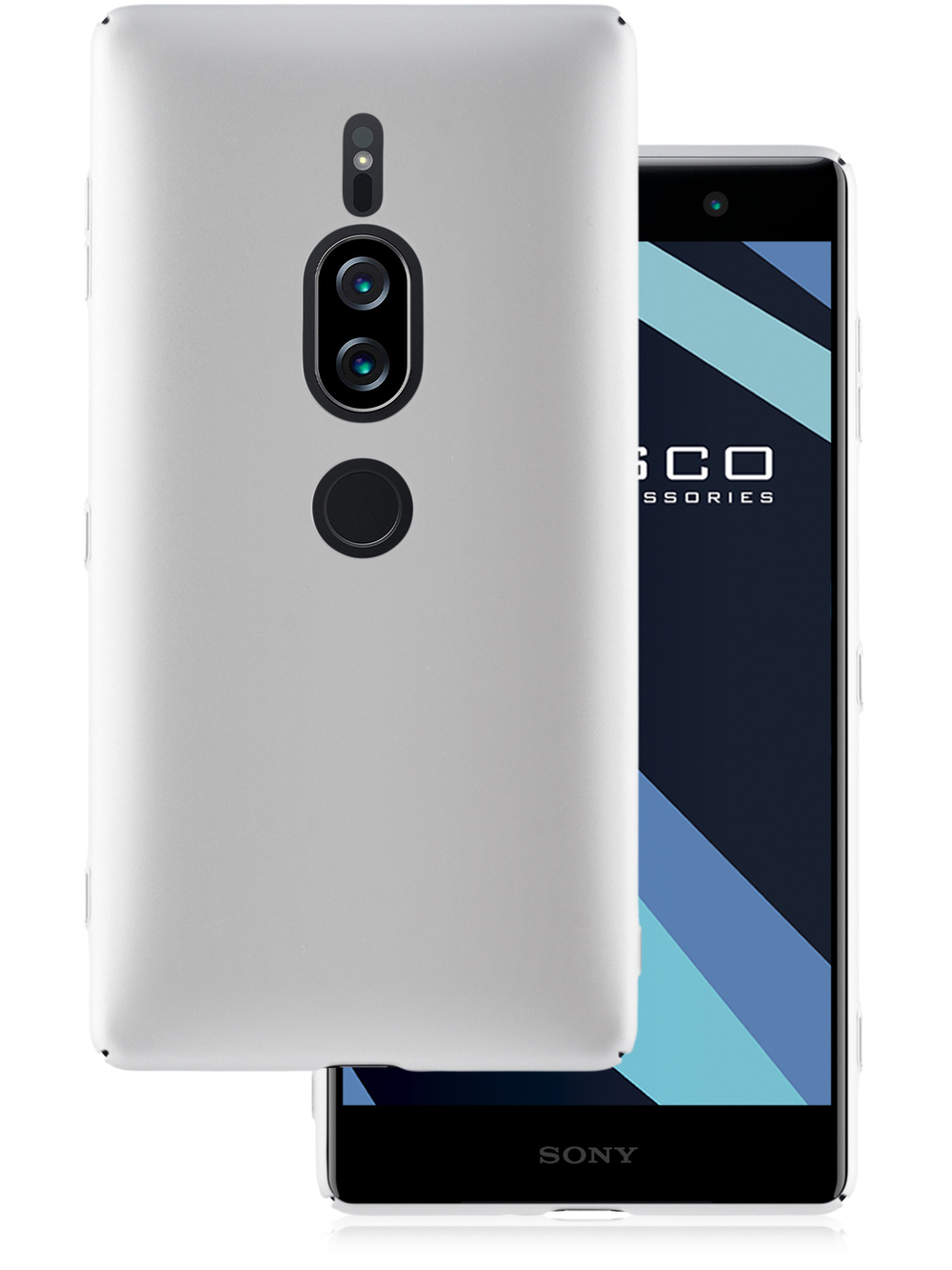Чехол ROSCO для Sony Xperia XZ2 Premium оптом (арт. XZ2P-4SIDE-ST-SILVER)