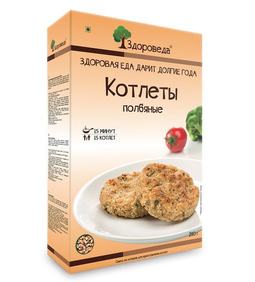 Котлеты полбяные "Здороведа", 280г.