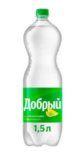 Добрый Газ.Вода ЛИМОН-ЛАЙМ 1,5/9 ПЭТ