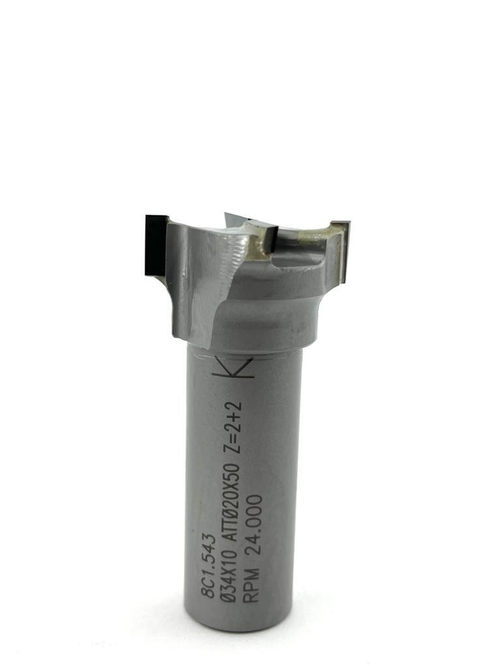 PCD калибровочная фреза D.38x10 S.20x55  Z=3+3 H=3 RH