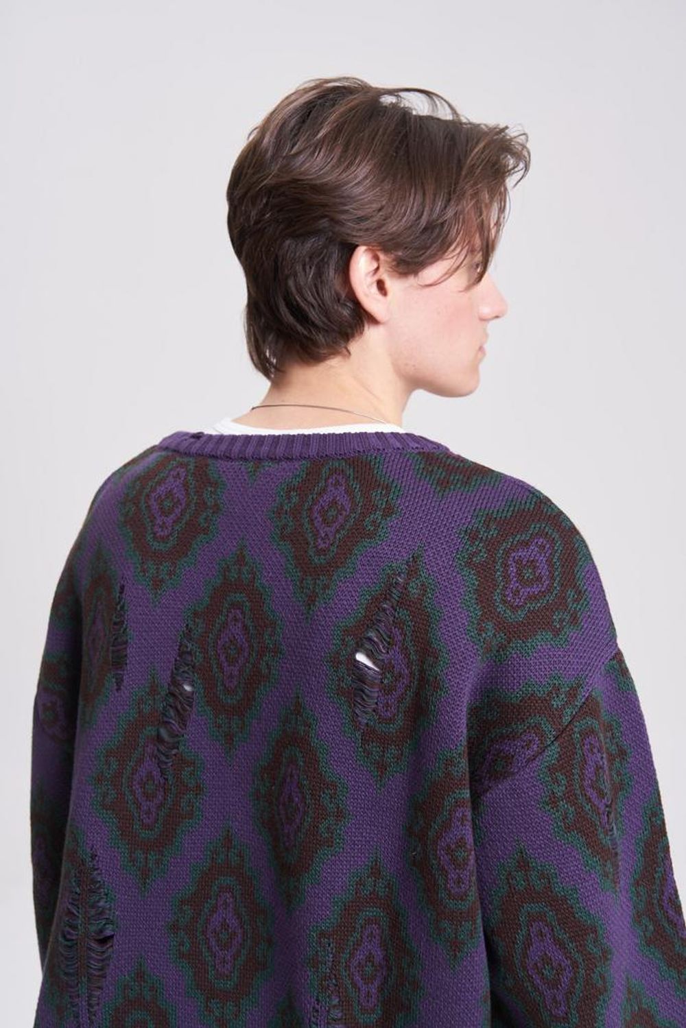 Свитер Idel История фиолетовый