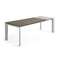 Стол Atta 140 (200) x90 серый керамика