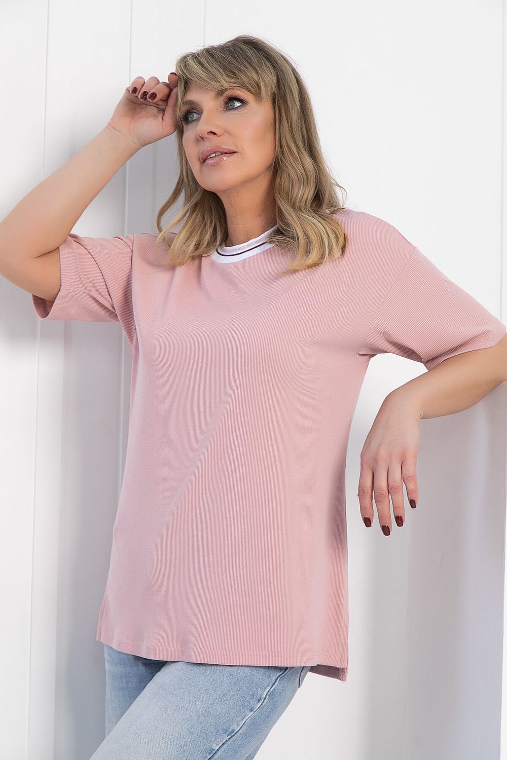 Футболка Ника (розовая) Б12941-7М LT Collection