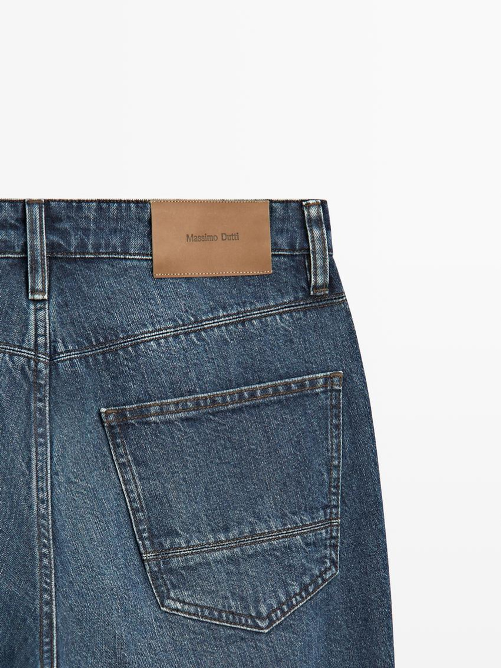Massimo Dutti Джинсы зауженного кроя, темно-синий