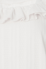 Белая блузка "Мария" с длинным рукавом