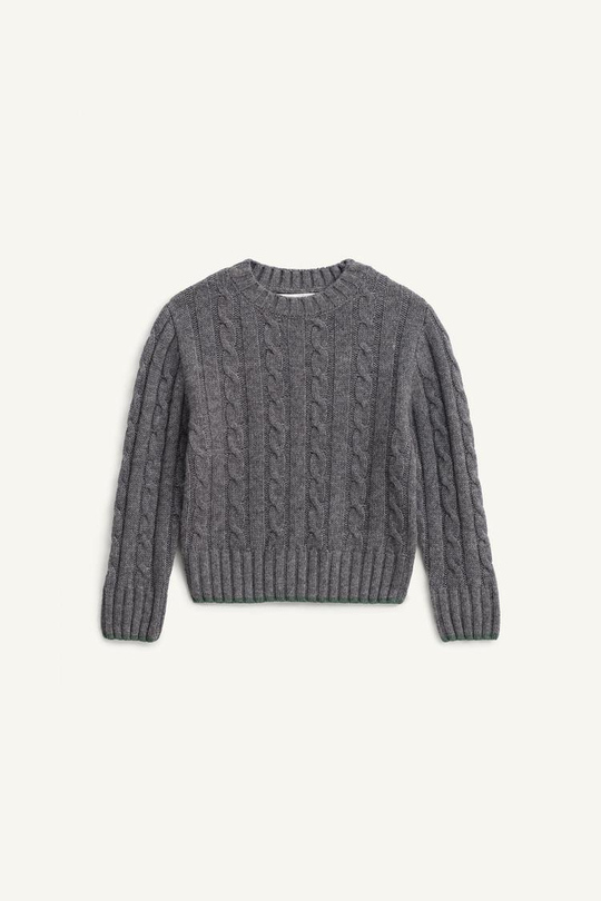ZARA ВЯЗАНЫЙ СВИТЕР, СЕРЫЙ