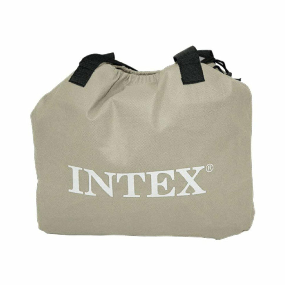 Кровать надувная Intex, 191х99х42 см, 64132NP, нас встроен, электр, флок, с ребрами жест, 136 кг