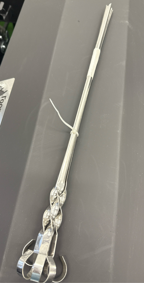 Набор шампуров 45см/5шт угловой