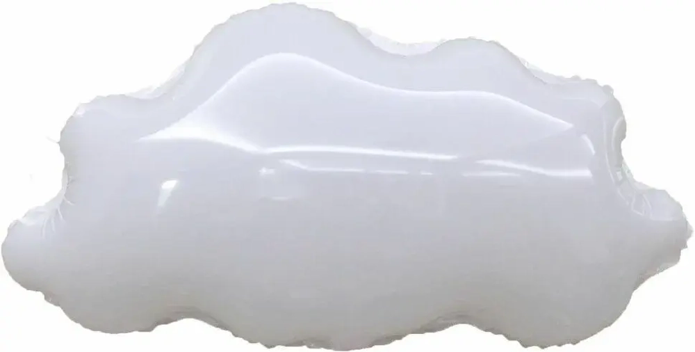 Шар (23""/58 см) Фигура, Облако, Белый, 1 шт. Д3