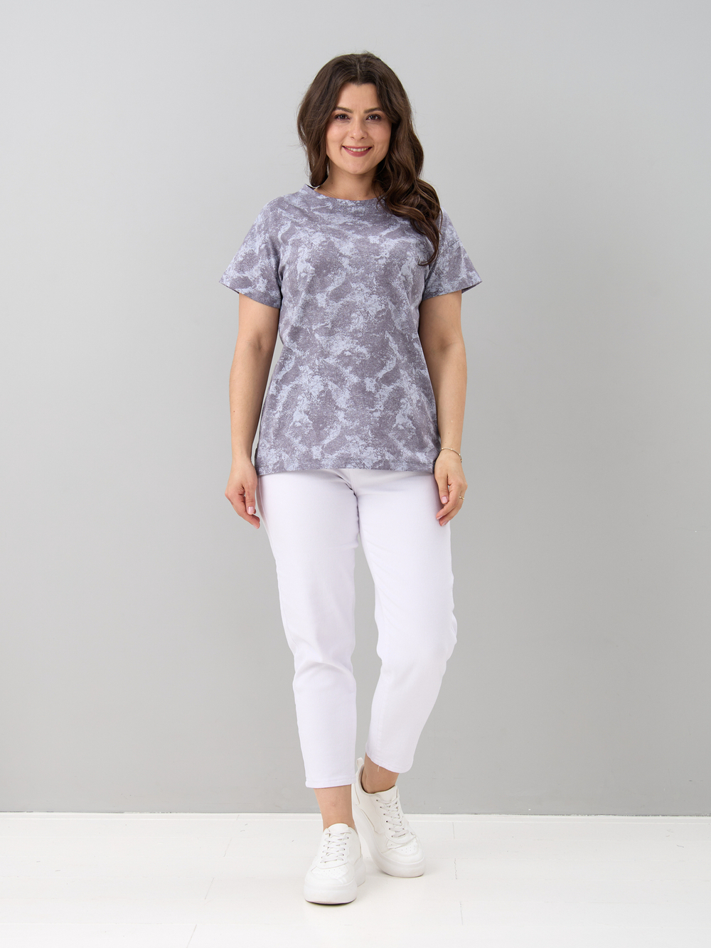 Футболка Фк-127/серый-варенка