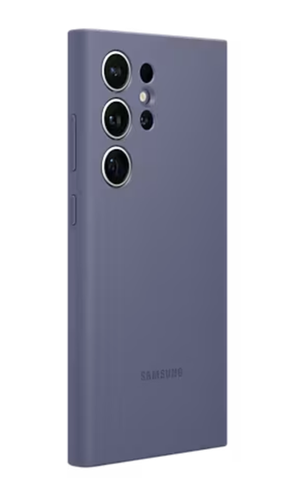 Чехол-накладка Silicone Case S24 Ultra (Фиолетовый)