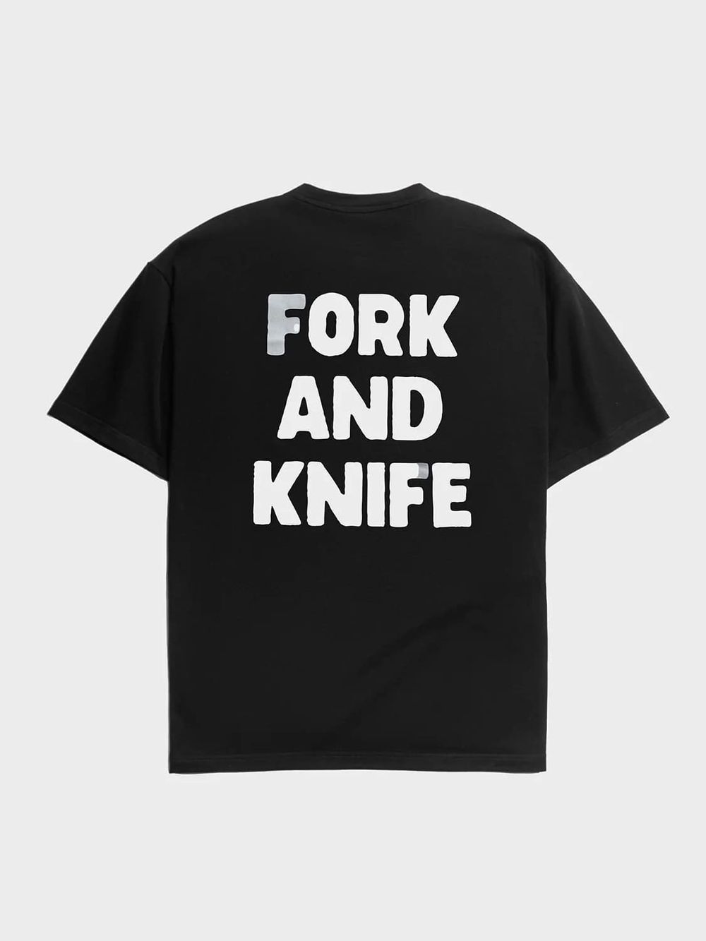 Футболка Hardlunch оверсайз F&K черная