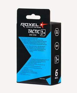 Мяч для настольного тенниса 1* Tactic, белый, 6 шт.