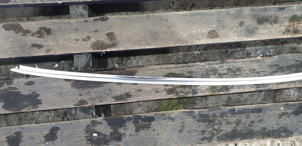 Молдинг двери передней левой Mercedes S (W222) 13-20 Б/У Оригинал A2226980180