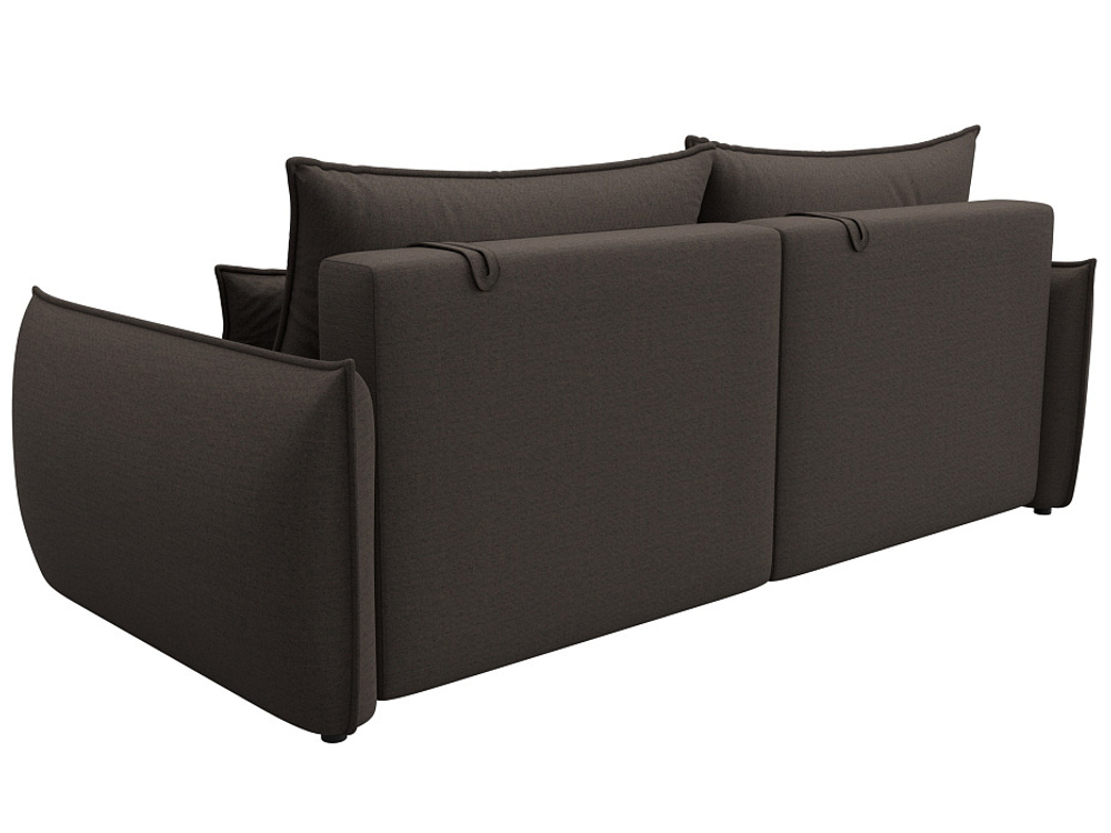 Диван прямой Лига-051 НПБ РОГОЖКА Амур 05 коричневый