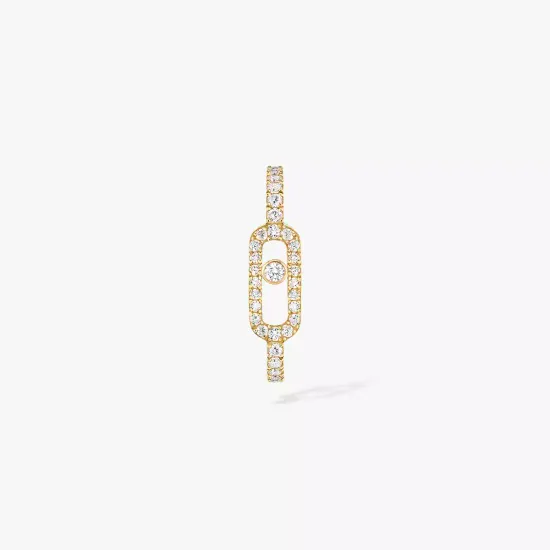 Моносерьга Messika Move Uno pave single earring