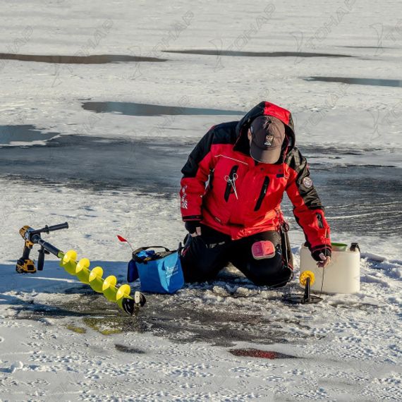Набор жерлиц на подставке ЖЗ-04 (d-185мм.катушка d-63мм) (10шт) ТОНАР
