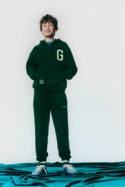 ZARA ДЖОГГЕРЫ С НАДПИСЬЮ, ЗЕЛЕНЫЙ