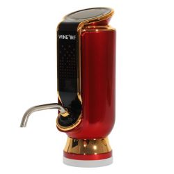 GAEM Электронный Винный Аэратор с Вакуумником (красный), L6 W13,2 H15,6 см