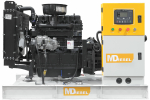 Резервный дизельный генератор МД ЭД-20-Т400-1РПМ29 в погодозащитном кожухе на шасси
