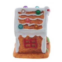 GAEM Фигурка декоративная с подсветкой "Домик пряничный" (LR44х2), L6 W5,5 H7,5 см