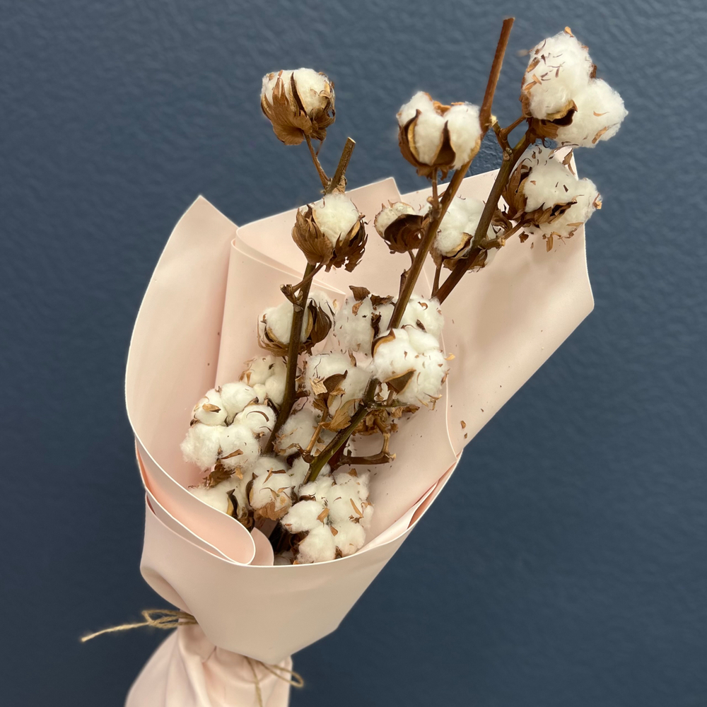 Букет из натурального хлопка