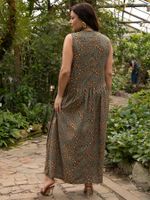 Сарафан Нерея (зеленый/лео) П15605-1М LT Collection