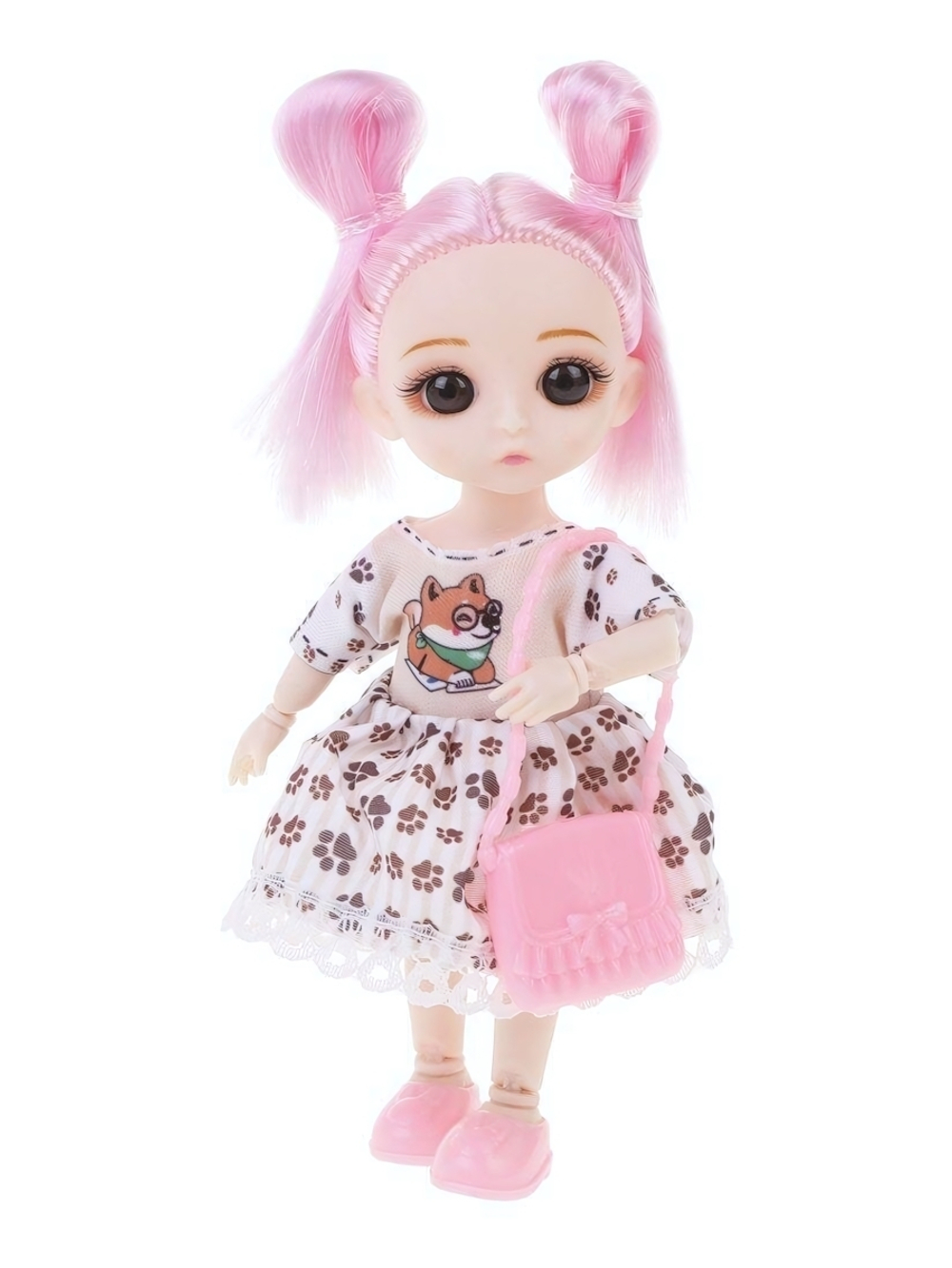 Кукла 17см. "Модница" с аксесс. пакет. 201020230