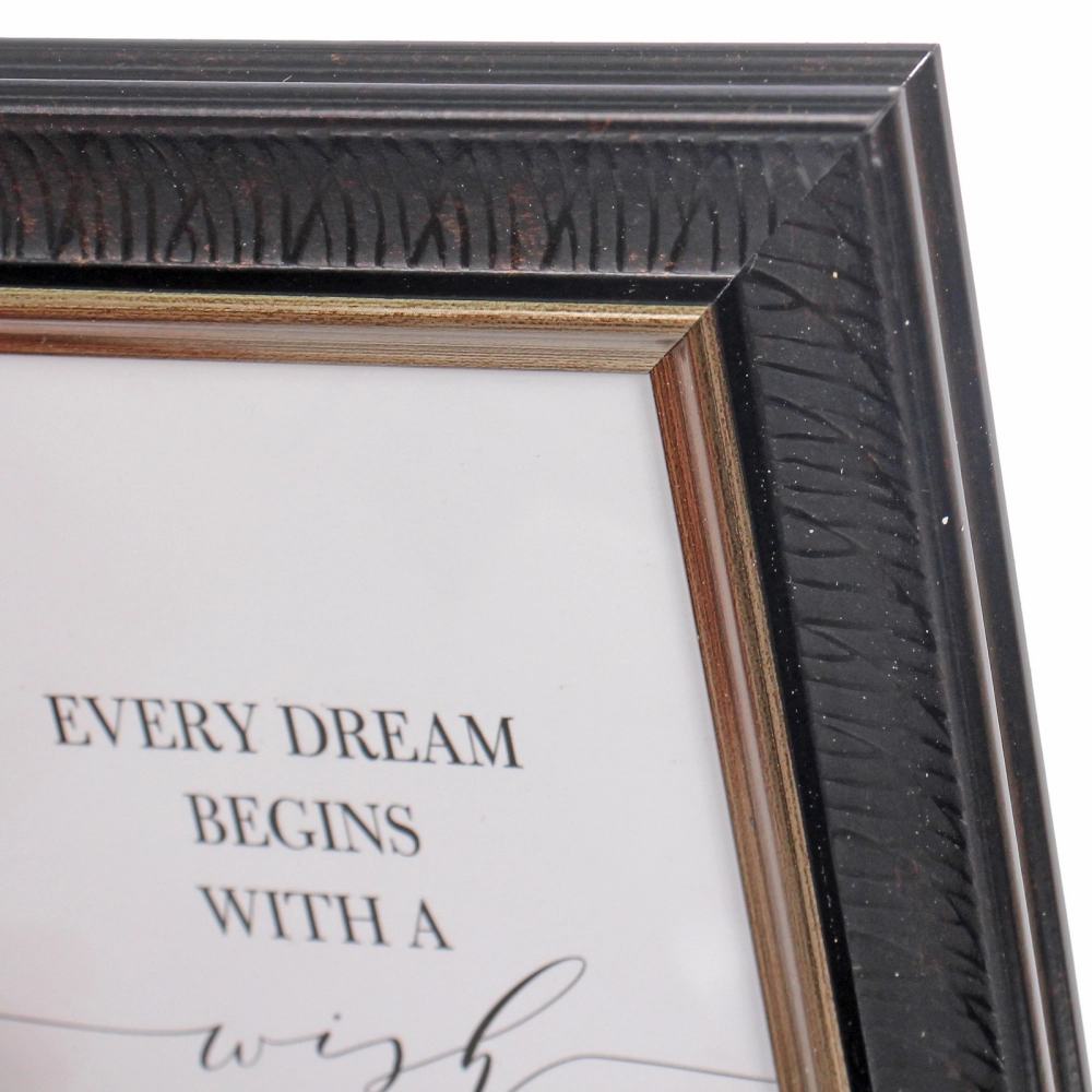 Фоторамка 10*15см «Милан» черный, пластик