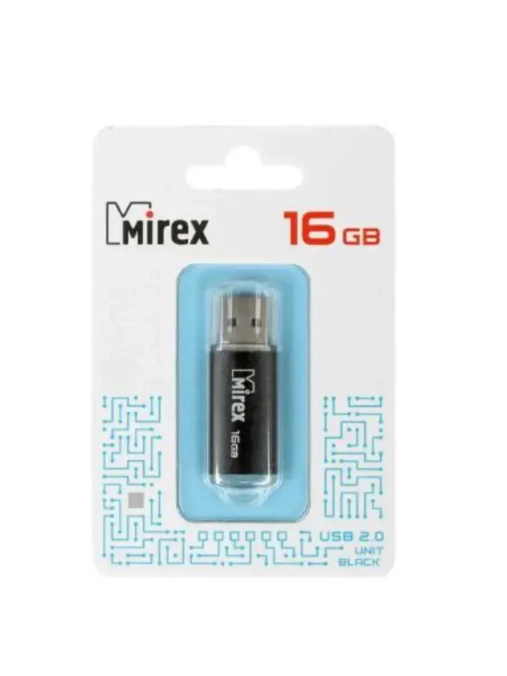 Память USB Flash 16 ГБ Unit 13600-FMUUND16 BLACK