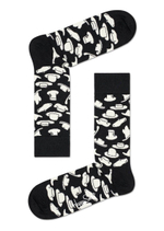 Носки унисекс Hats Sock с цветными шляпками (Размер: 29) (Цвет: черный)