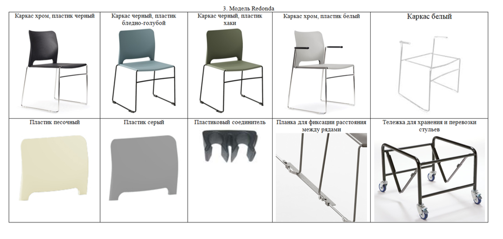 Redonda стул на полозьях