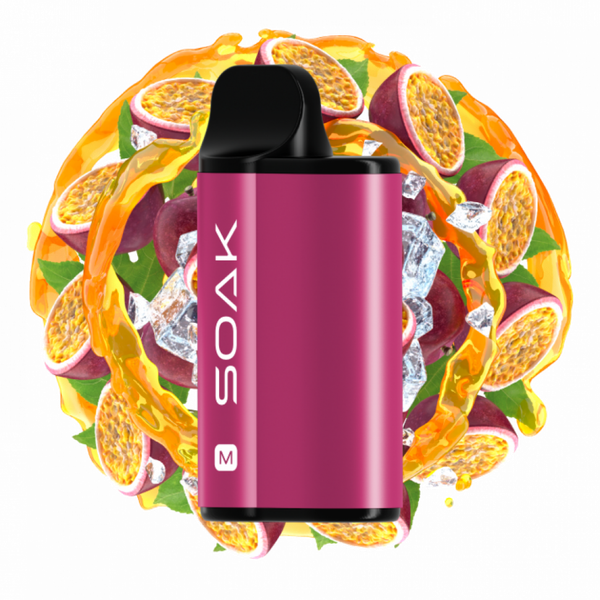 Купить Одноразовый Pod Soak M - Fresh Passion Fruit (4000 затяжек)