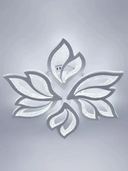 Люстра потолочная светодиодная с пультом ДУ Rivoli белая LED 144 Вт 3000 - 6000 К, светильник на кухню, в детскую, в спальню