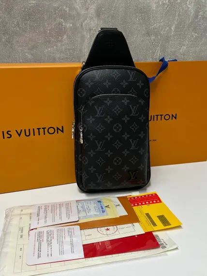 Сумка-слинг Louis Vuitton Avenue NM канва Monogram Eclipse