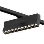 DK6636-BK Поворотный однофазный трековый светильник EDDER со светодиодом L271mm 220V 20W 30° 3000K IP20 черный алюминий