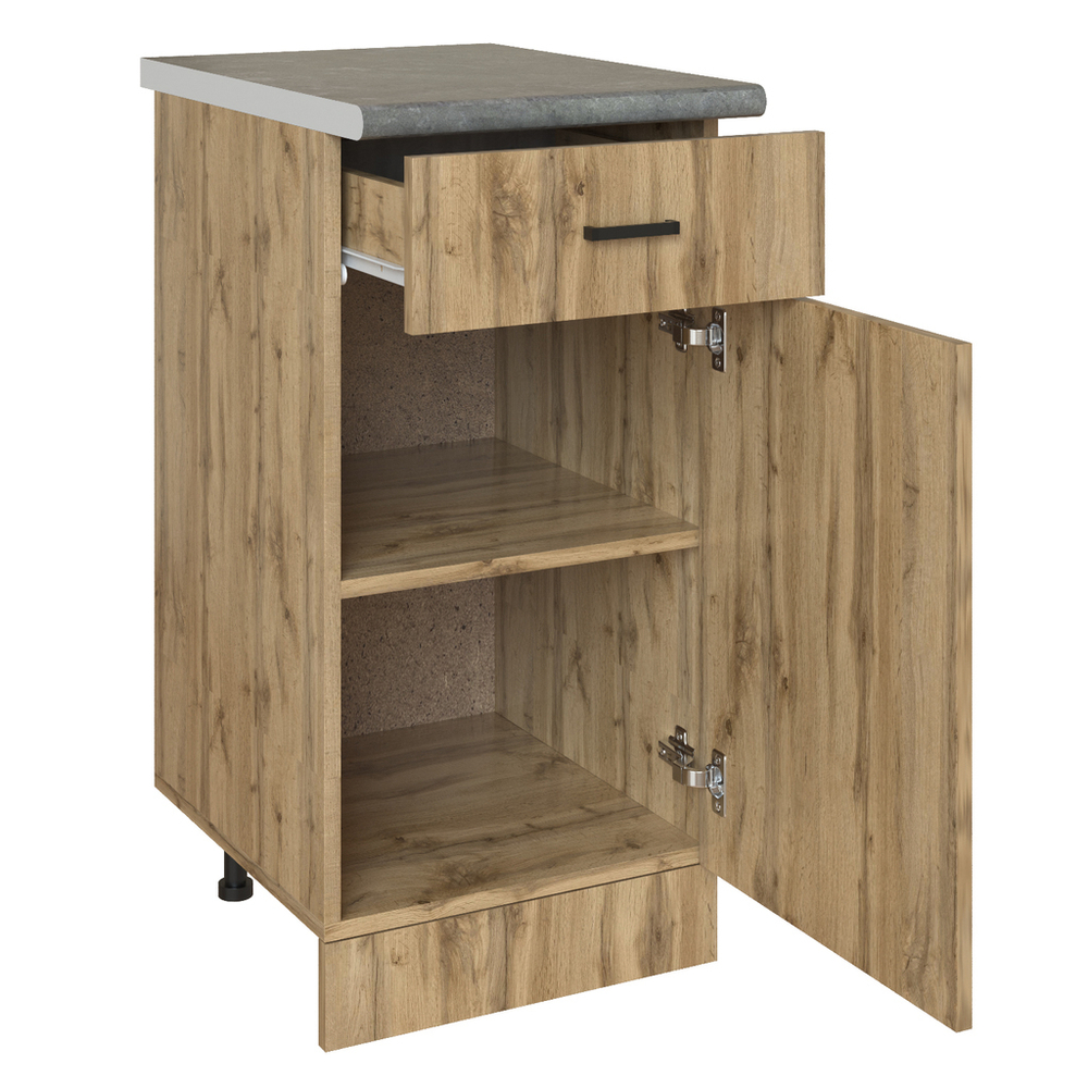 Стол разделочный 40 вотан (1 ящик) столешница бетон