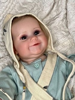 Кукла Реборн мягконабивная 50см в пакете (FA-015B)