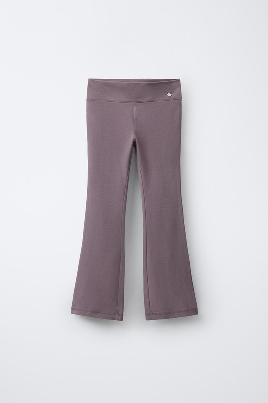 ZARA ЛЕГИНСЫ FLARE, ЦВЕТ МАЛЬВЫ