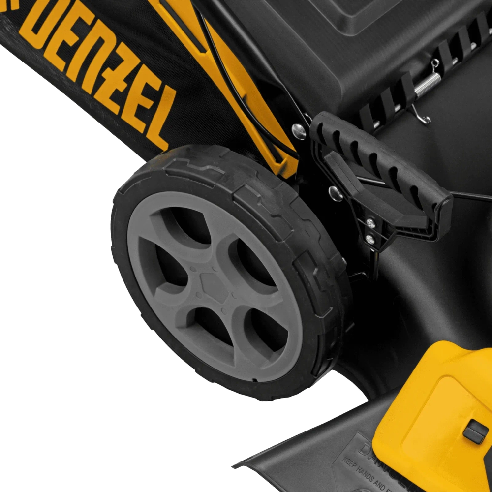Газонокосилка бензиновая DENZEL GLR-460SP-ZS: 3.5 л.с., нож 46 см, 58824