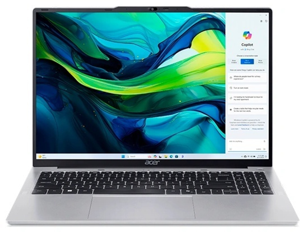 Ноутбук Acer Aspire Lite AL16-52P 16" / 8 Гб / SSD 512 Гб / Без ОС / NX.J5RER.001