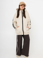 Куртка с лампасом, беж